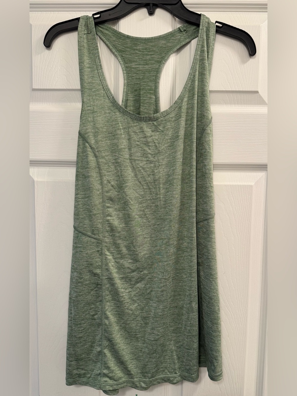 Xersion Heathered Sage Racerback Tank Top